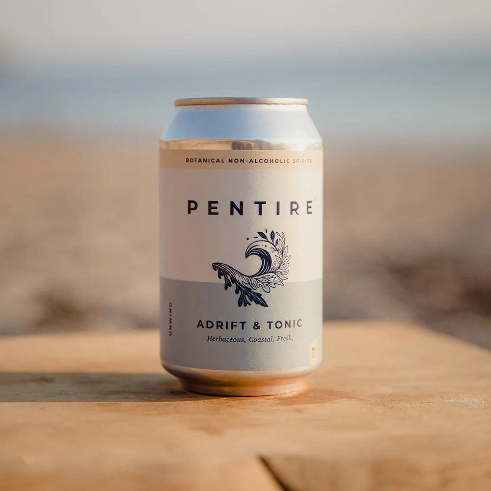 Alcohol-Free Pentire and Tonic Cans - VE Refinery