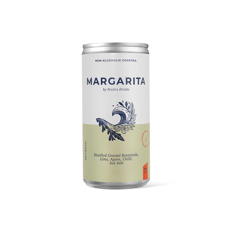 PENTIRE Margarita Can (200ml): Pre-Mixed Non-Alcoholic Cocktail